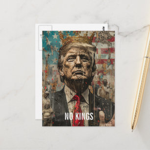 Kein Wort über Trump Postkarte