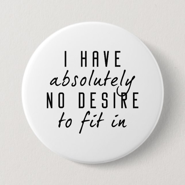 Kein Wunsch, in Button (Vorderseite)