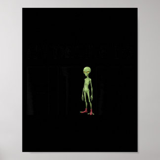 Kein Wunsch, sich anzupassen Lustige minimalistisc Poster