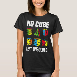Kein Würfel ungelöst Wettbewerbs-Puzzlewürfel Spee T-Shirt