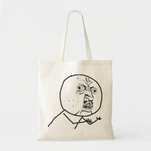 KEIN Y U (Vorlage) - Taschen-Tasche Tragetasche