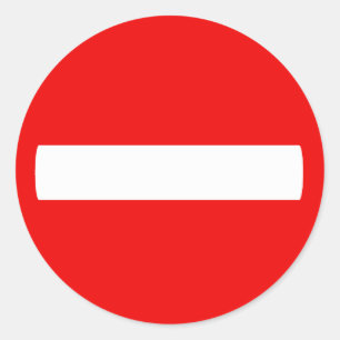 kein Zeichen eingeben (Aufkleber) Runder Aufkleber