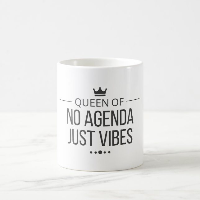 Kein Zeitplan, nur Vibes Tasse - Lustiges Firmenge (Mittel)