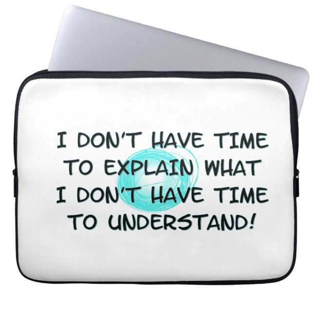 Kein Zeitraffer Laptopschutzhülle (Vorderseite)