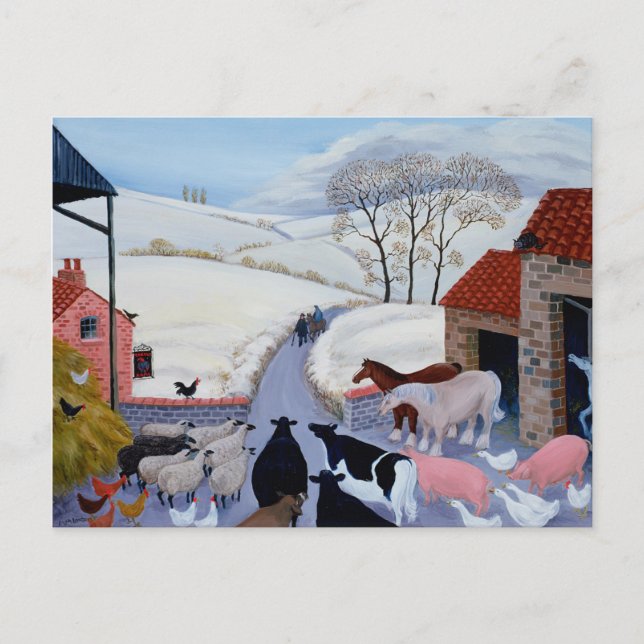 Kein Zimmer im Gasthaus Postkarte (Vorderseite)