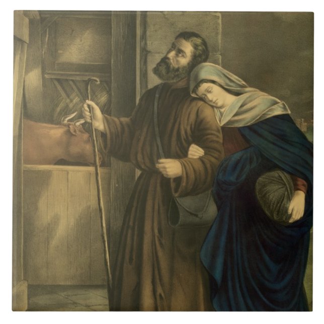 Kein Zimmer im Innenhof, ein Weihnachtsalter Fliese (Vorderseite)