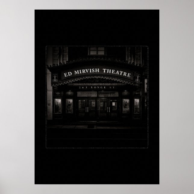 Keine 263 Yonge St 2 mit Rand Poster (Vorne)