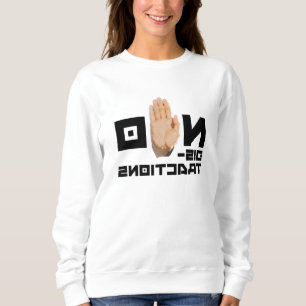 KEINE Ablenkungen! cooler Spiegel lesbar motiviere Sweatshirt