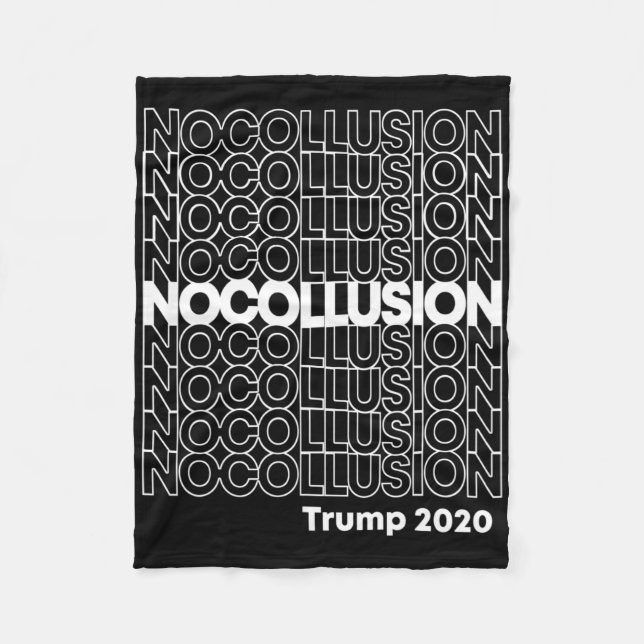 Keine Absprache Trump  Fleecedecke (Vorderseite)