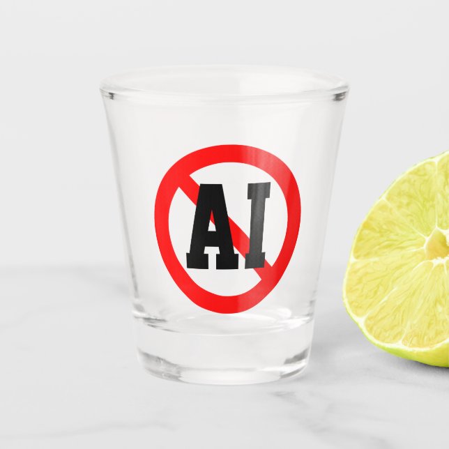 Keine AI Schnapsglas (Vorderseite)