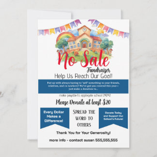 Keine Aktion für den Verkauf Einladung