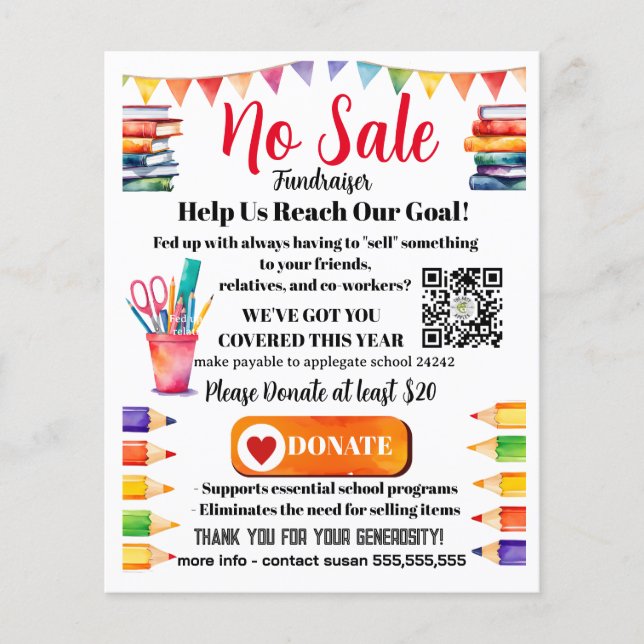 Keine Aktion für den Verkauf Flyer (Vorne)