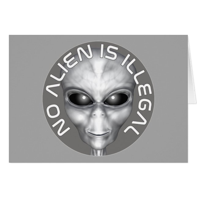 Keine Alien ist illegal (Vorderseite (Horizontal))