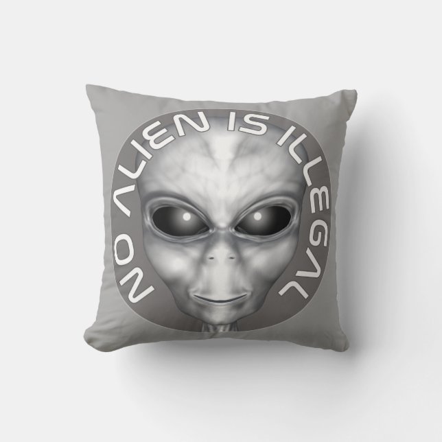 Keine Alien ist illegal Kissen (Vorderseite)