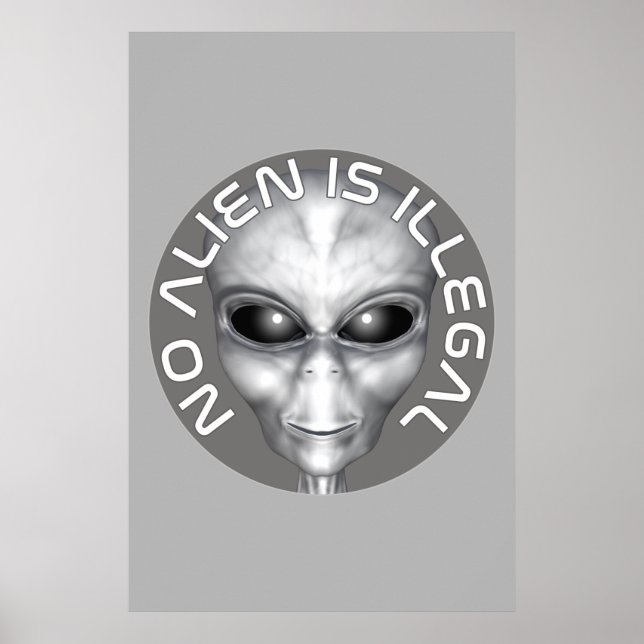 Keine Alien ist illegal Poster (Vorne)