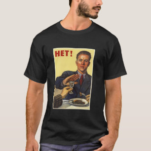 Keine Alkohol Sowjetunion UdSSR Vintage Poster Nüc T-Shirt