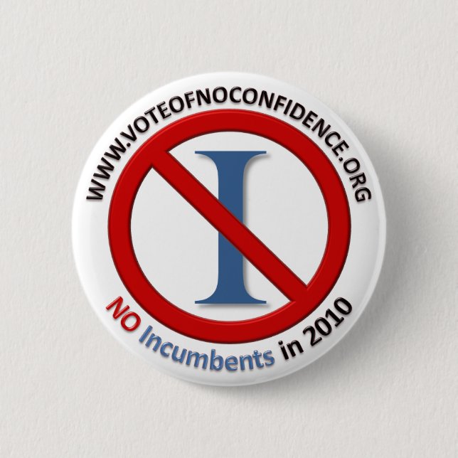 Keine Amtsinhaber - Knopf - rund Button (Vorderseite)