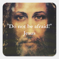 Keine Angst - Bild von Jesus Christus Aufkleber