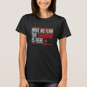 Keine Angst, der Kanadier ist hier Ahornleder Humo T-Shirt