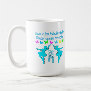 KEINE ANGST GLAUBT BALLERINA TASSE