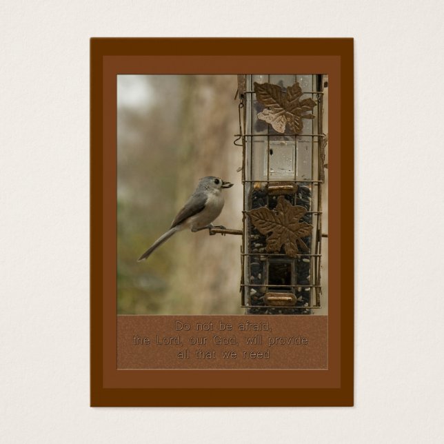 keine Angst, Gott wird ACEO zur Verfügung stellen (Vorderseite)