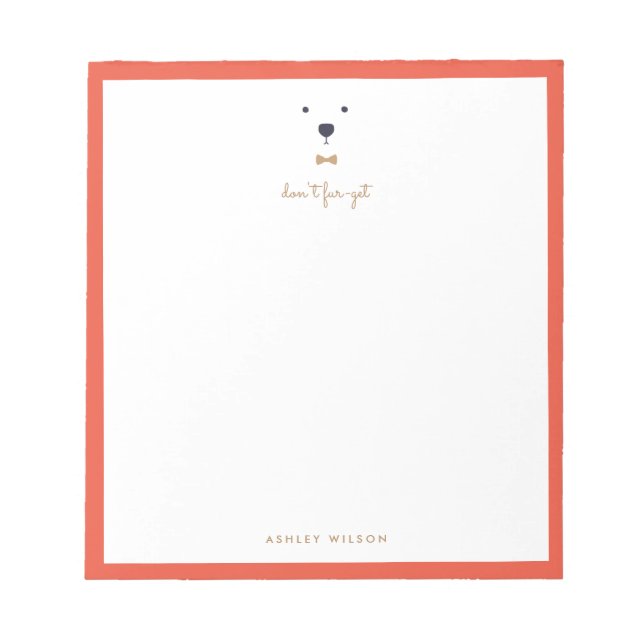 Keine Angst Notizblock (Vorderseite)