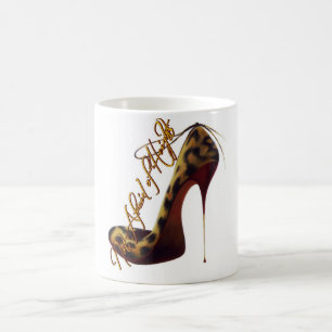 "Keine Angst vor Höhen" Tres Chic High Heel Design Tasse