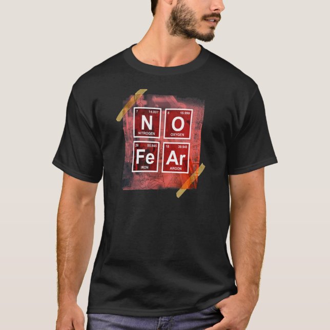Keine Angst Wissenschaft Periodischer Table Chemis T-Shirt (Vorderseite)