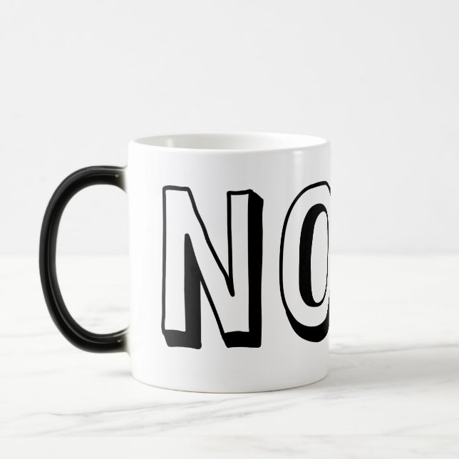 keine Ängste ohne Zweifel kein Bedauern Verwandlungstasse (Links)