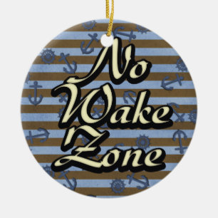 Keine Anker und Räder für Schiffe in Weck-Zone Keramik Ornament