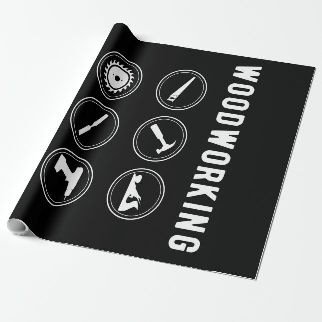 Keine Anwendung für die Holzbearbeitung Geschenkpapier (Ungerollt)