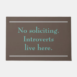 Keine Aufforderung zur Einreichung von Vorschlägen Fußmatte