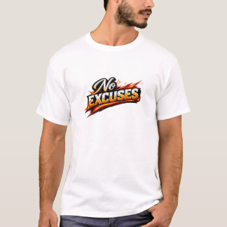 Keine Ausreden Fette Motivations-Fitness-Gestaltun T-Shirt