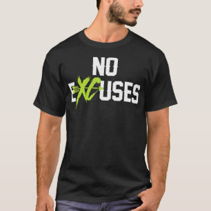 Keine Ausreden für Langlaufloipe, die Jogger-Fundu T-Shirt