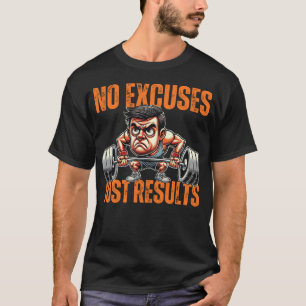 Keine Ausreden nur Ergebnisse - Gym T - Shirt Funn