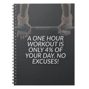 Keine Ausreden - Workout-Motivierend Notizblock