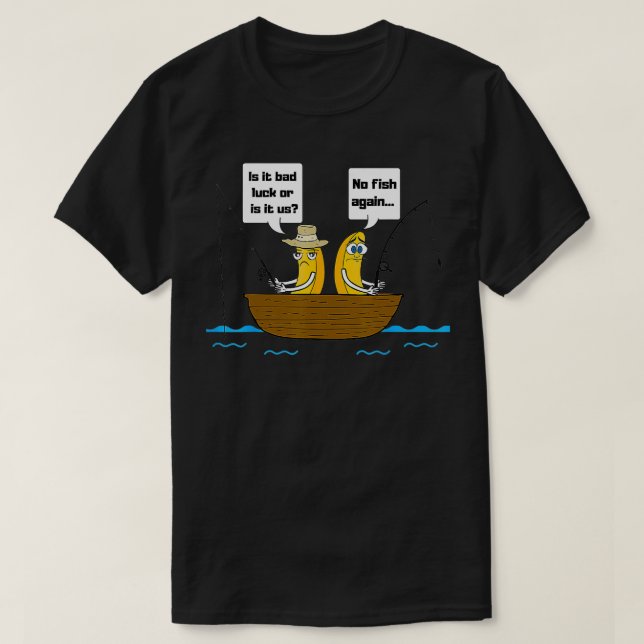 Keine Bananen für den Bootsfang T-Shirt (Design vorne)