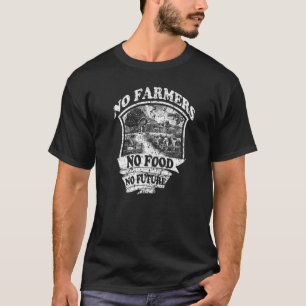 Keine Bauern Keine Nahrung Keine Zukunft Ernte Lan T-Shirt