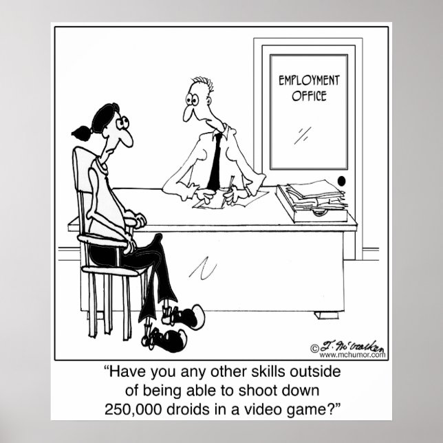 Keine Berufskompetenz? Poster (Vorne)