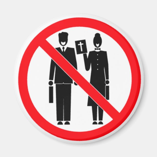 Keine Bibelwirbel Magnet (Vorne)