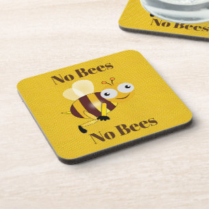 Keine Bienen Keine Hintern Getränkeabdeckung Getränkeuntersetzer