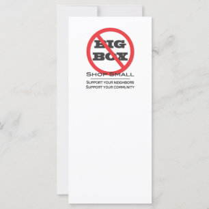 Keine Big Box Stores!