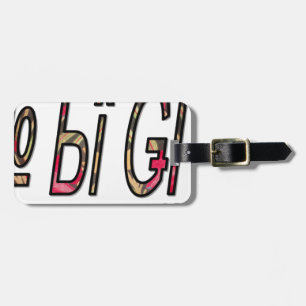 Keine Bigiji-Textkunst Gepäckanhänger