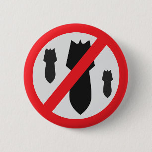 Keine Bomben - Frieden Button