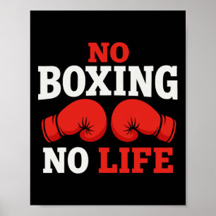 Keine Boxen Kein Leben Boxhandschuhe Boxhandschuhe Poster
