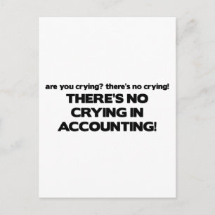 Keine Buchführung Postkarte