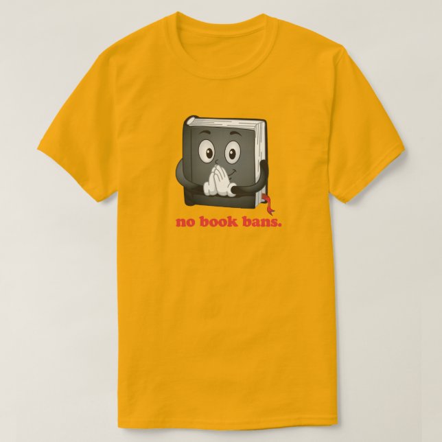 Keine Buchverbote Bitte T-Shirt (Design vorne)
