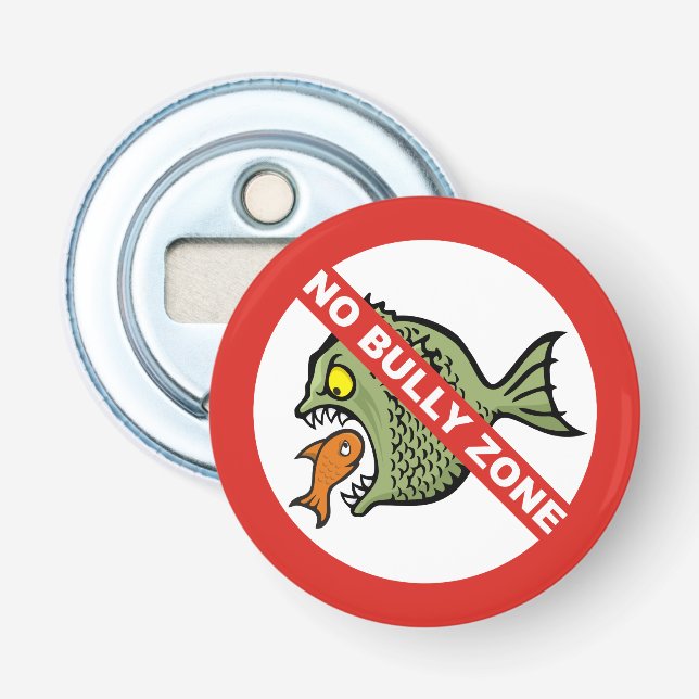 Keine Bully Zone Flaschenöffner (Vorderseite)