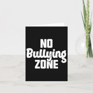 Keine Bullying Zone stoppt Schikanierung Karte