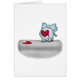 Keine buts über es - Elefant-Hintern mit Herzen